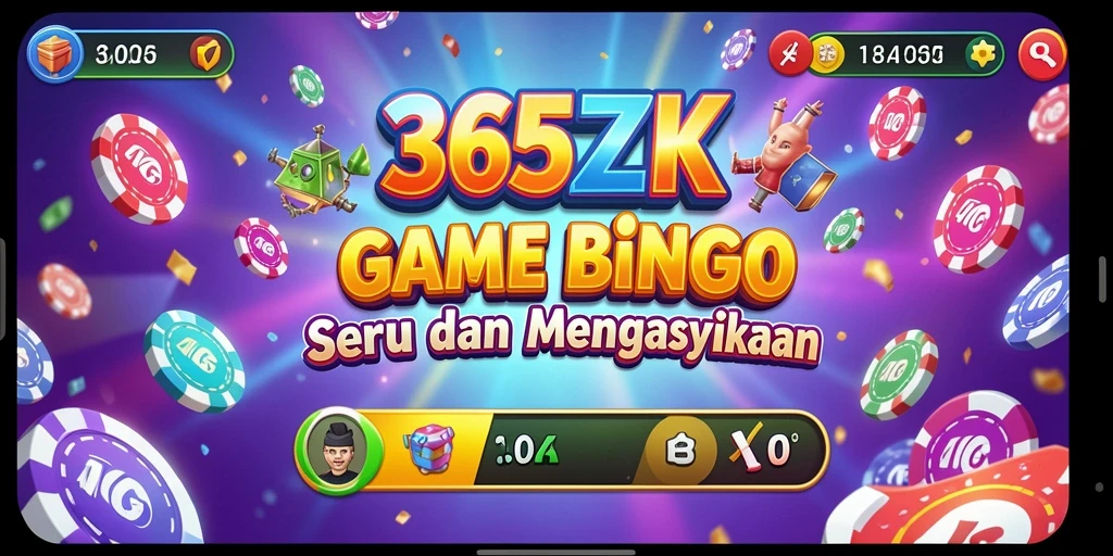 Tampilan gameplay Bingo yang seru dan interaktif di 365ZK.