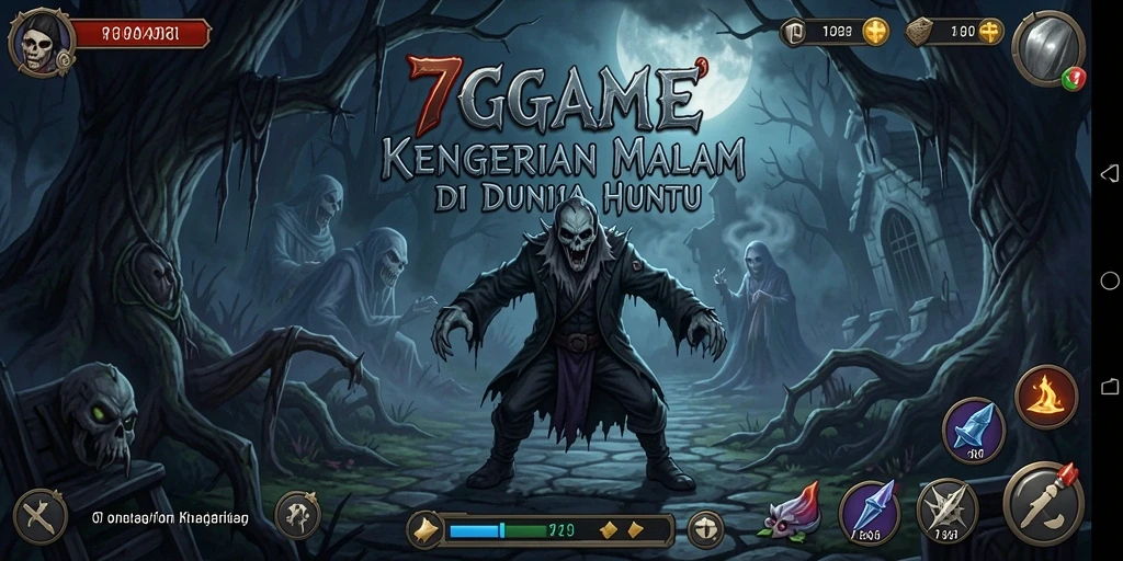 Gameplay menegangkan di dalam dunia penuh hantu dan misteri.