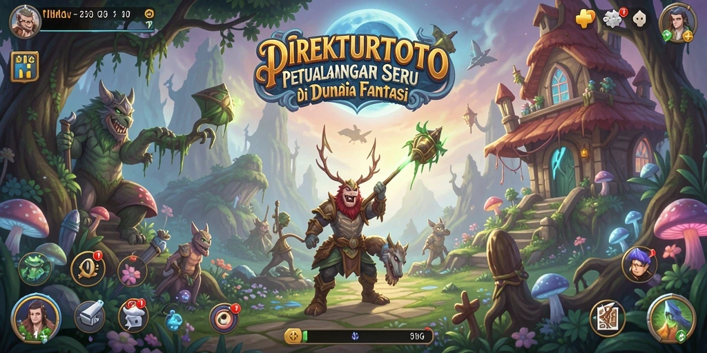 Screenshot menampilkan gameplay seru dalam petualangan fantastis.