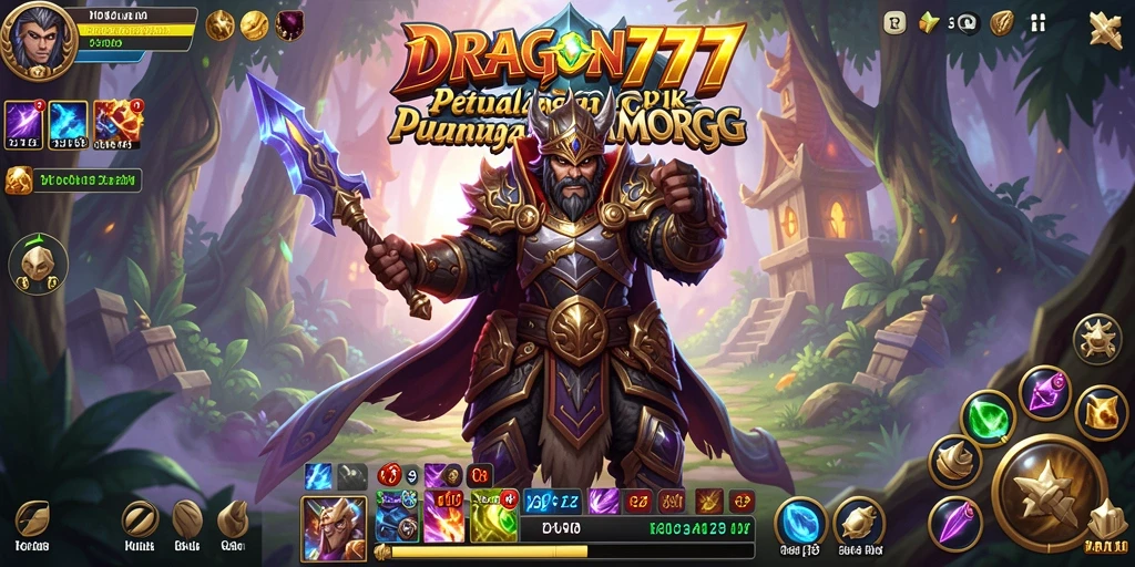 Screenshot gameplay menampilkan aksi seru dalam DRAGON777.
