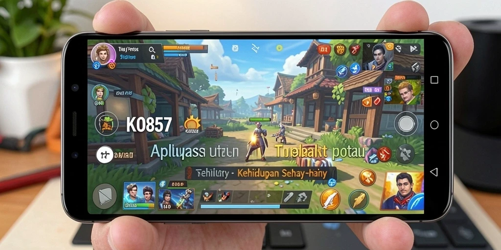 Tampilan antarmuka aplikasi KO857 yang intuitif dan modern.