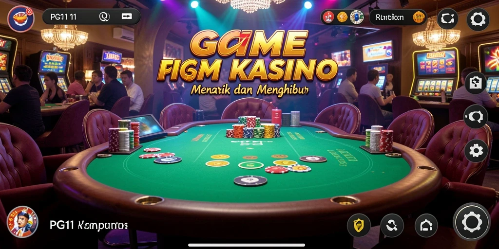 Screenshot PG11 menampilkan gameplay Kasino yang menarik dan penuh warna.