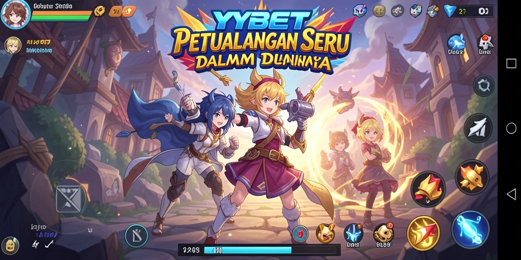 Tampilan screenshot utama YYBET menampilkan karakter anime dalam aksi seru.