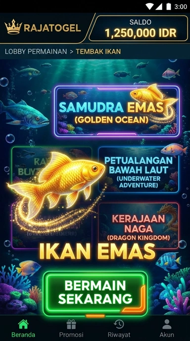 Screenshot antarmuka rajatogel yang ramah pengguna dan mudah dinavigasi.